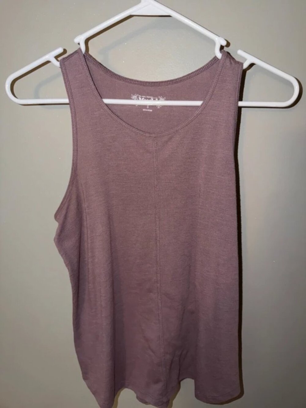Mudd from Kohl's Womens Scoop Neck Muted Purple Tank Top Size Small